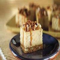 Double Caramel-Pecan Cheesecake Bars image