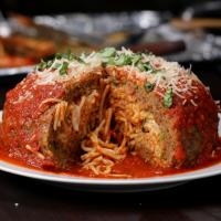Giant Spaghetti-Stuffed Meatball Recipe by Tasty_image