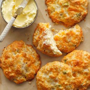 Scallion and Cheddar Cathead Biscuits_image
