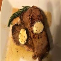 Veal Chops with Rosemary Butter image