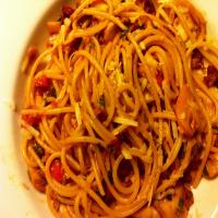 Tomato-Basil-Pancetta Pasta image