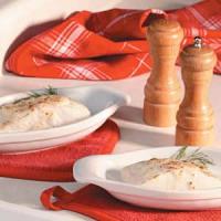 Halibut with Crab Sauce image