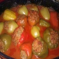Stuffed Green Peppers (easy) image