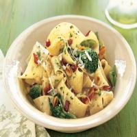 Pappardelle with Pancetta, Broccoli Rabe, and Pine Nuts image