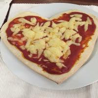 Liv and Zack's Romantic Heart Pizza image