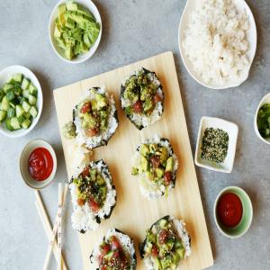 No-Roll Sushi Cups image