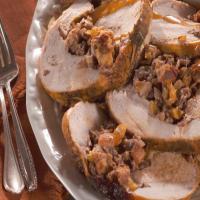 Rolled Turkey Breast with Nutty Fruit Stuffing image