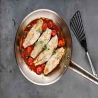 Roasted Fish and Tomatoes image