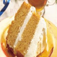 Pumpkin Angel Food Cake with Ginger-Cream Filling image