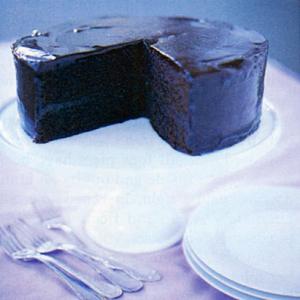 Double Chocolate Layer Cake Recipe | Epicurious.com_image