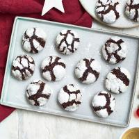 Christmas crinkle cookies_image