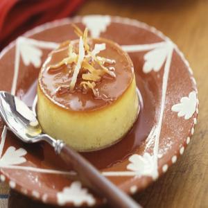 Mini Flans with Toasted Coconut_image