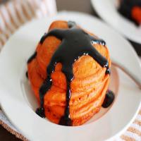 Halloween Pumpkin Pancakes image