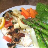 Red Snapper with Fennel & Mushrooms_image
