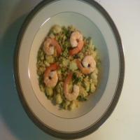 Quinoa Salad With Lime Ginger Dressing and Shrimp image