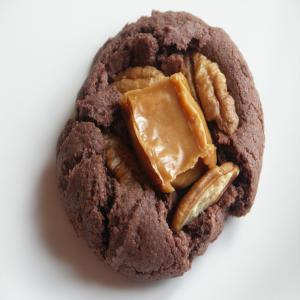 Caramel Nut Brownie Cookies image
