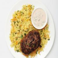 Spiced Beef Patties with Couscous image