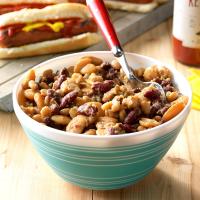 Slow-Cooker Potluck Beans image