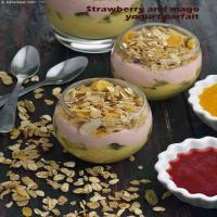 Strawberry and Mango Yoghurt Parfaits_image