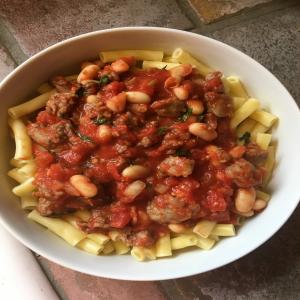 Ziti With Sausage and Cannellini_image