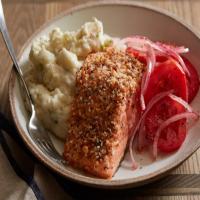 Everything Salmon Fillets and Cream Cheese Potatoes image