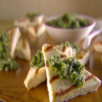 Grilled Tofu with Asiago and Walnut Pesto image