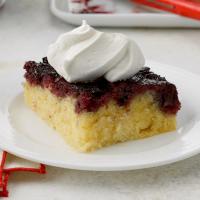Sweet Cherry Upside-Down Cake_image