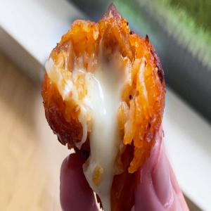 Air Fryer Crispy Kimchi Fried Rice Balls Recipe by Tasty_image
