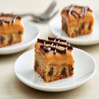 Salted Caramel Chocolate Chip Cookie Bars image
