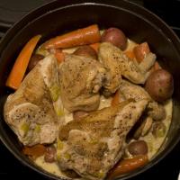 Chicken in Riesling (Coq Au Vin Blanc)_image