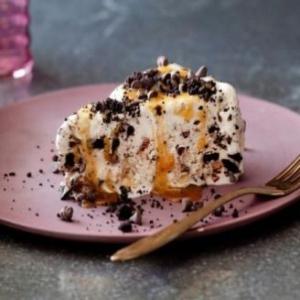 Crunchie bar ice cream cake image
