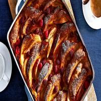 Pear-and-Raspberry Baked French Toast image