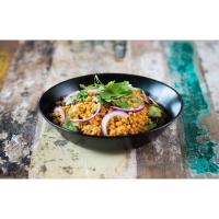 Spicy Red Lentils With Capers and Currants image