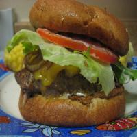 Old School Meets New -- Cheesy, Onion, Spicy, BBQ Burger_image