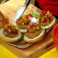 Jerky Turkey Burgers with Papaya Salsa image