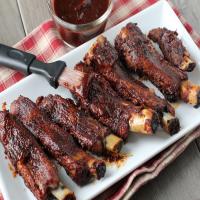 Oven Barbecued St. Louis Style Ribs image