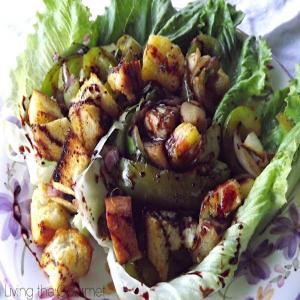 Grilled Veggie and Pineapple Salad image
