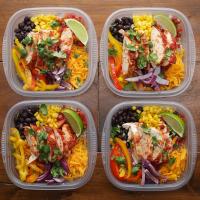 Weekday Meal-Prep Chicken Burrito Bowls Recipe by Tasty_image
