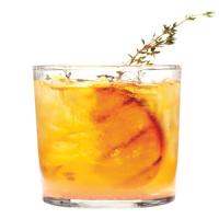 Grilled-Peach Old-Fashioned image