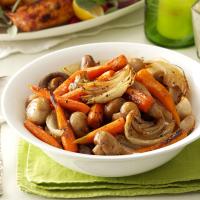Savory Roasted Carrots with Mushrooms image