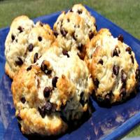 Fancy Double Drizzled Chocolate Chip Scones image