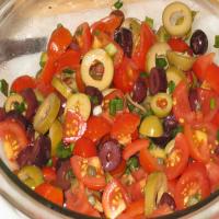 Olives and Tomato Salad image