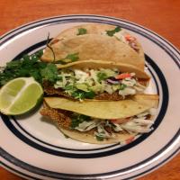 Spicy Fish Tacos with Fresh Lime Sauce image