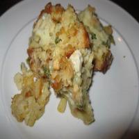 Biscuit and Blue Cheese Bread Pudding_image