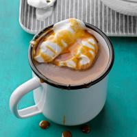 Salted Caramel and Banana Hot Chocolate image