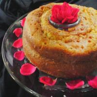 Rose-Lemon Glazed Cake image