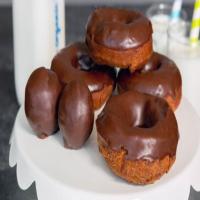 Dark Chocolate Glazed Donuts_image