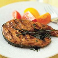 Salmon Steak with Orange-Balsamic Glaze_image