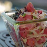 Ahi Poke and Seaweed Salad_image