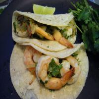 Garlicky Shrimp-Cilantro Tacos (Tacos De Camarones Al Mojo De Aj image